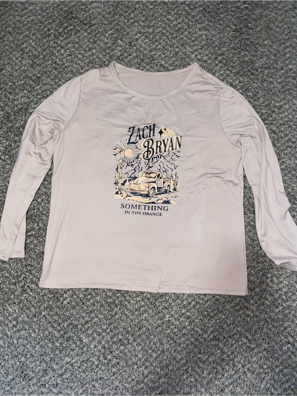 Zach Bryan Something in the Orange long sleeve tee